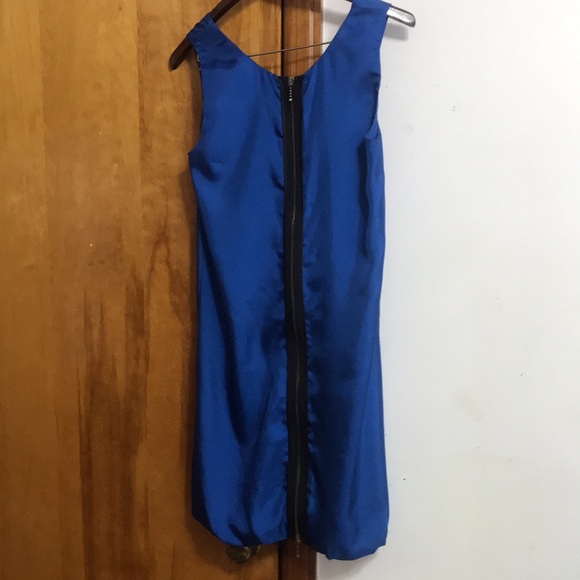 Alexander McQueen Blue Dress. Size 42 - Picture 5 of 10